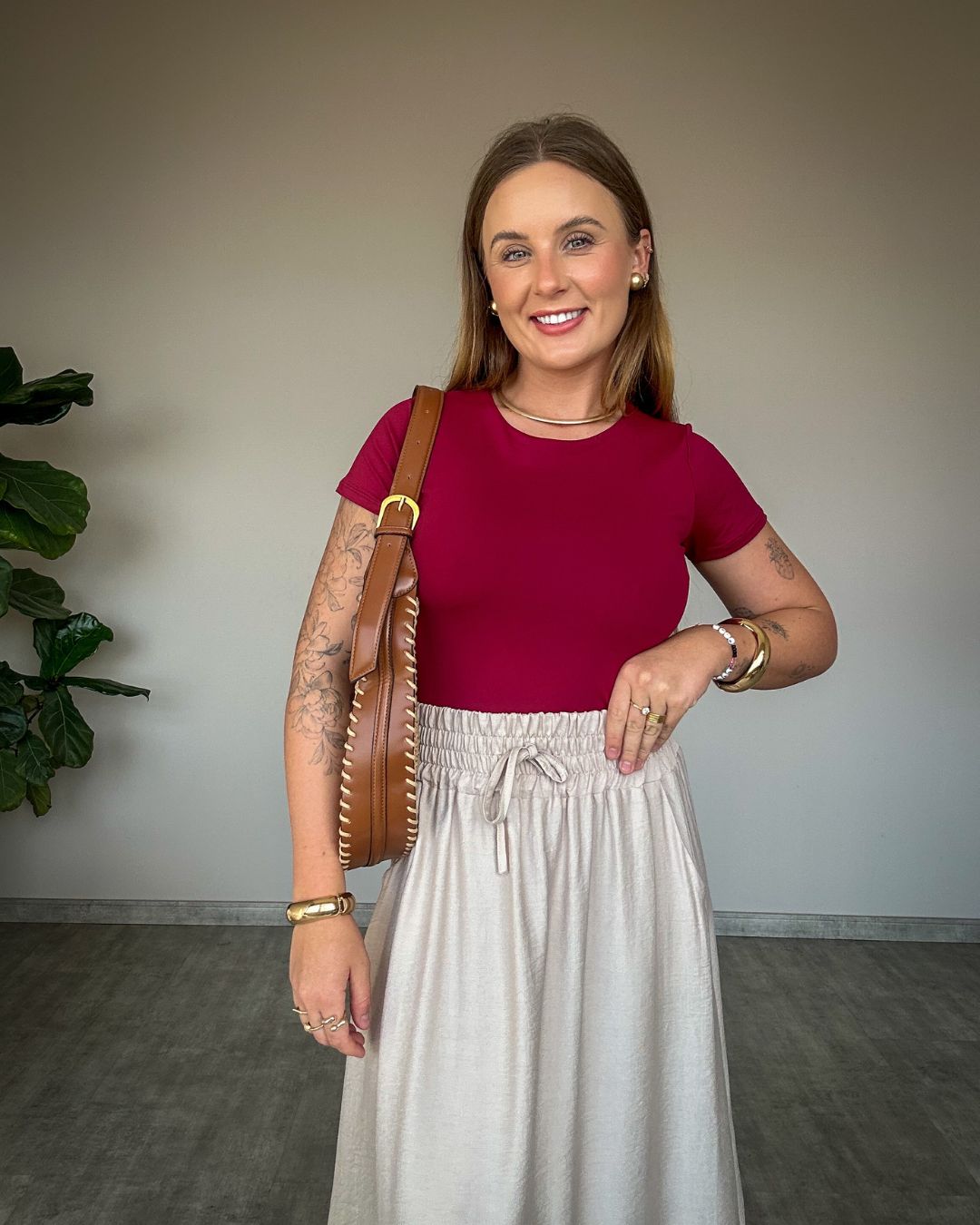 Body Manga Curta em Poliamida