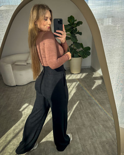 Calça Pantalona Moletinho