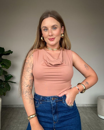 Blusa Regata em Poliamida Julia