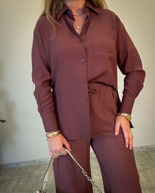 Camisa Elena Manga Longa