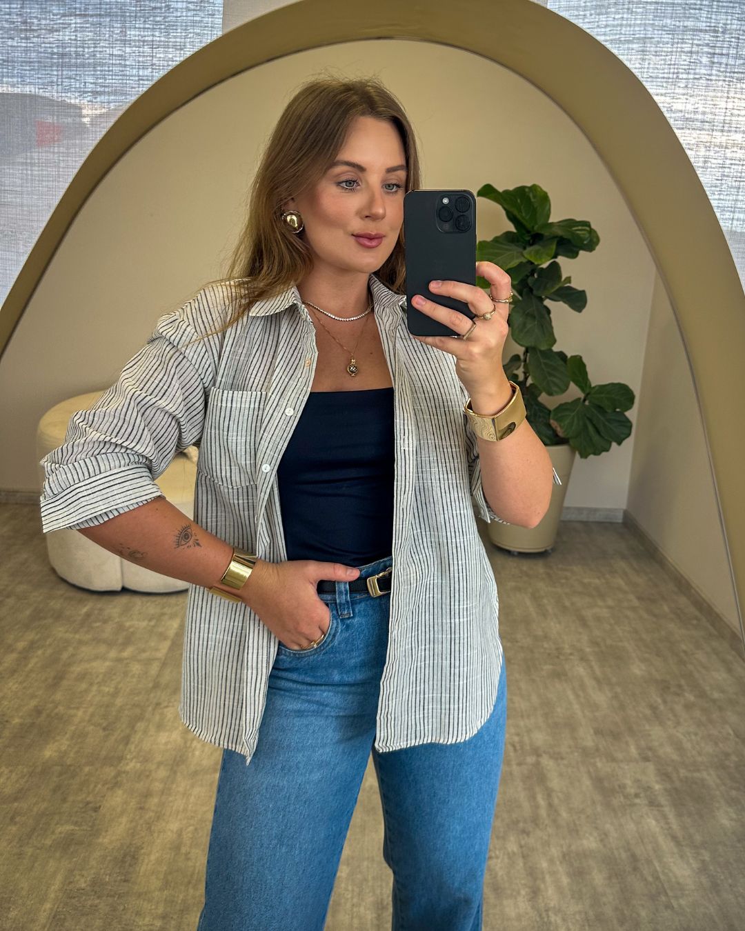 Camisa Listrada Manoela