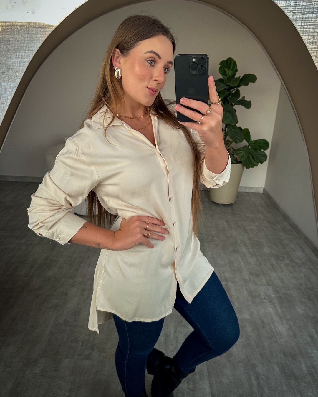 Camisa Alongada