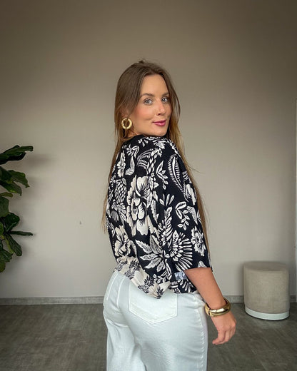 Blusa Ampla Estampada