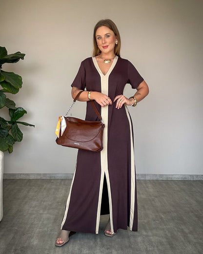 Vestido Stella Manga Curta