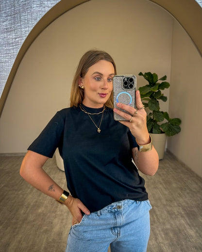 T-shirt Básica Golinha Alta