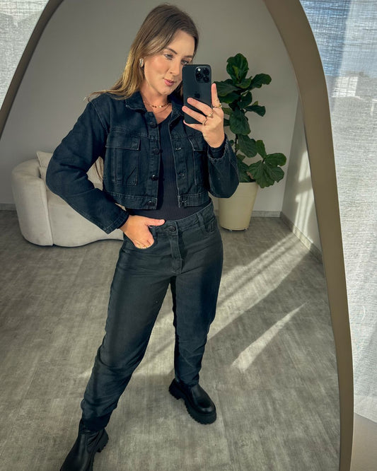 Jaqueta Cropped Estonada