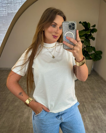 T-shirt Básica Golinha Alta