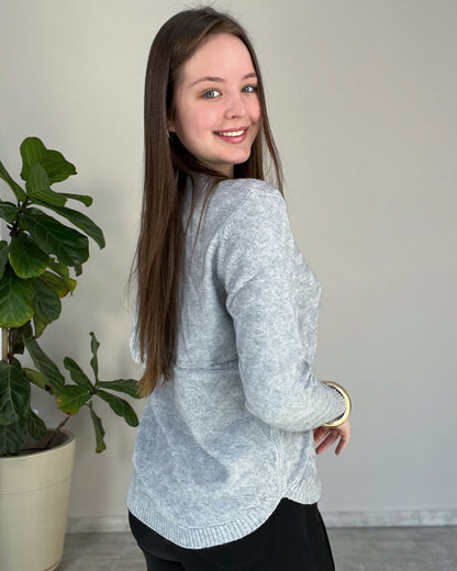 Blusa Modal com Listras de Onda