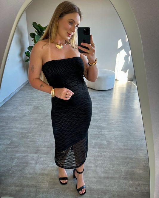 Vestido Tomara que Caia Midi