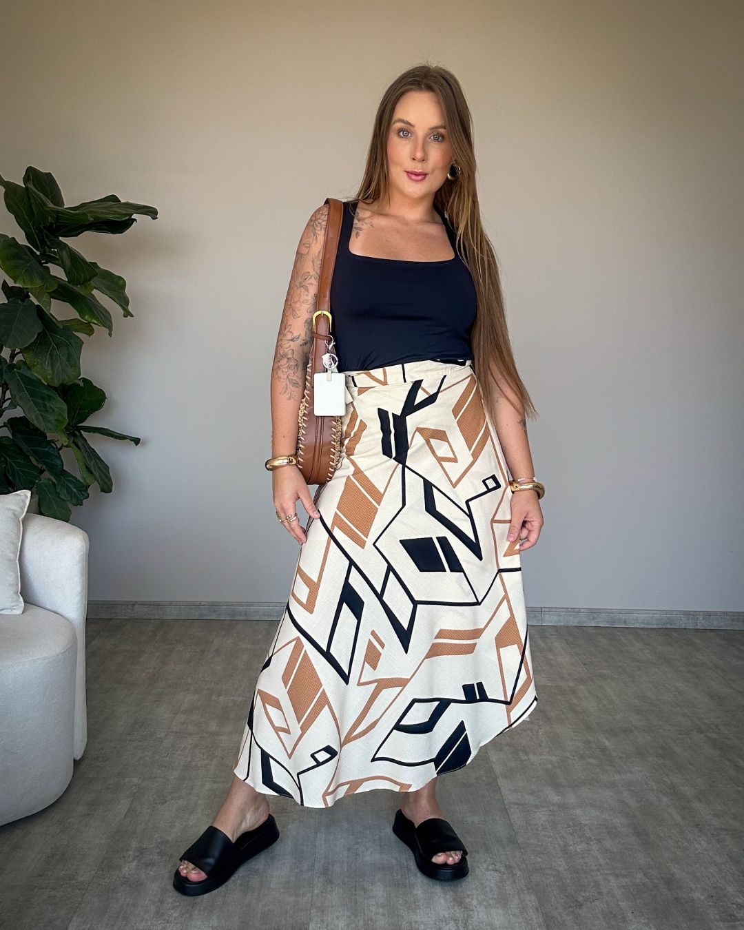 Saia Envelope Estampada