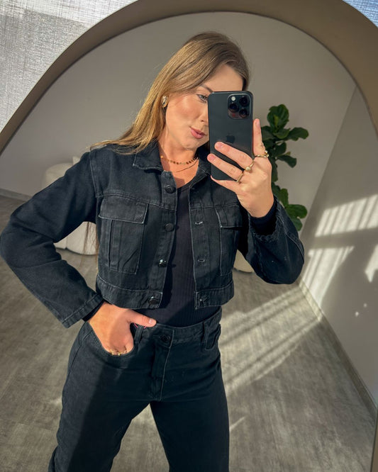 Jaqueta Cropped Estonada