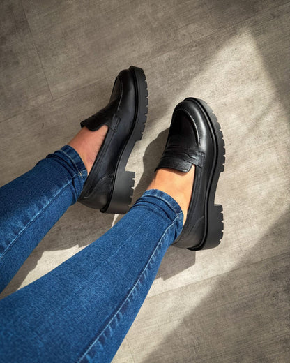 Mocassim Tratorado Preto