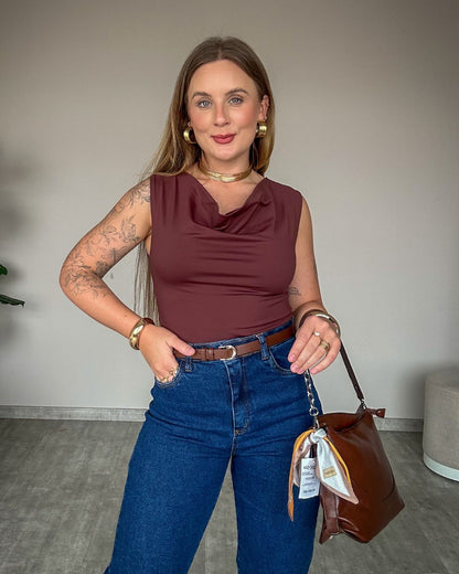 Blusa Regata em Poliamida Julia