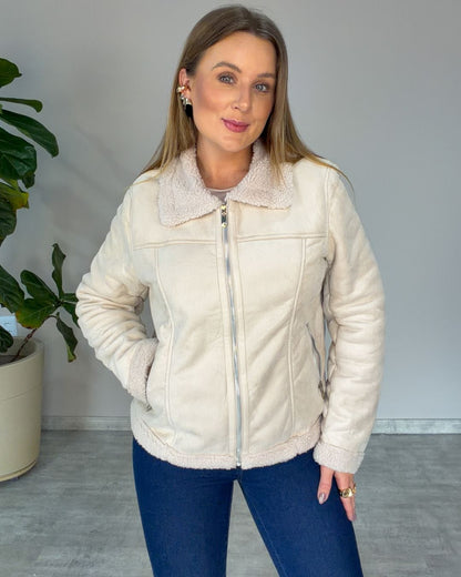 Jaqueta Suede Forrada Layla