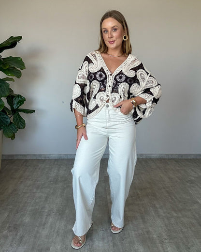 Kimono de Crochê Catarina