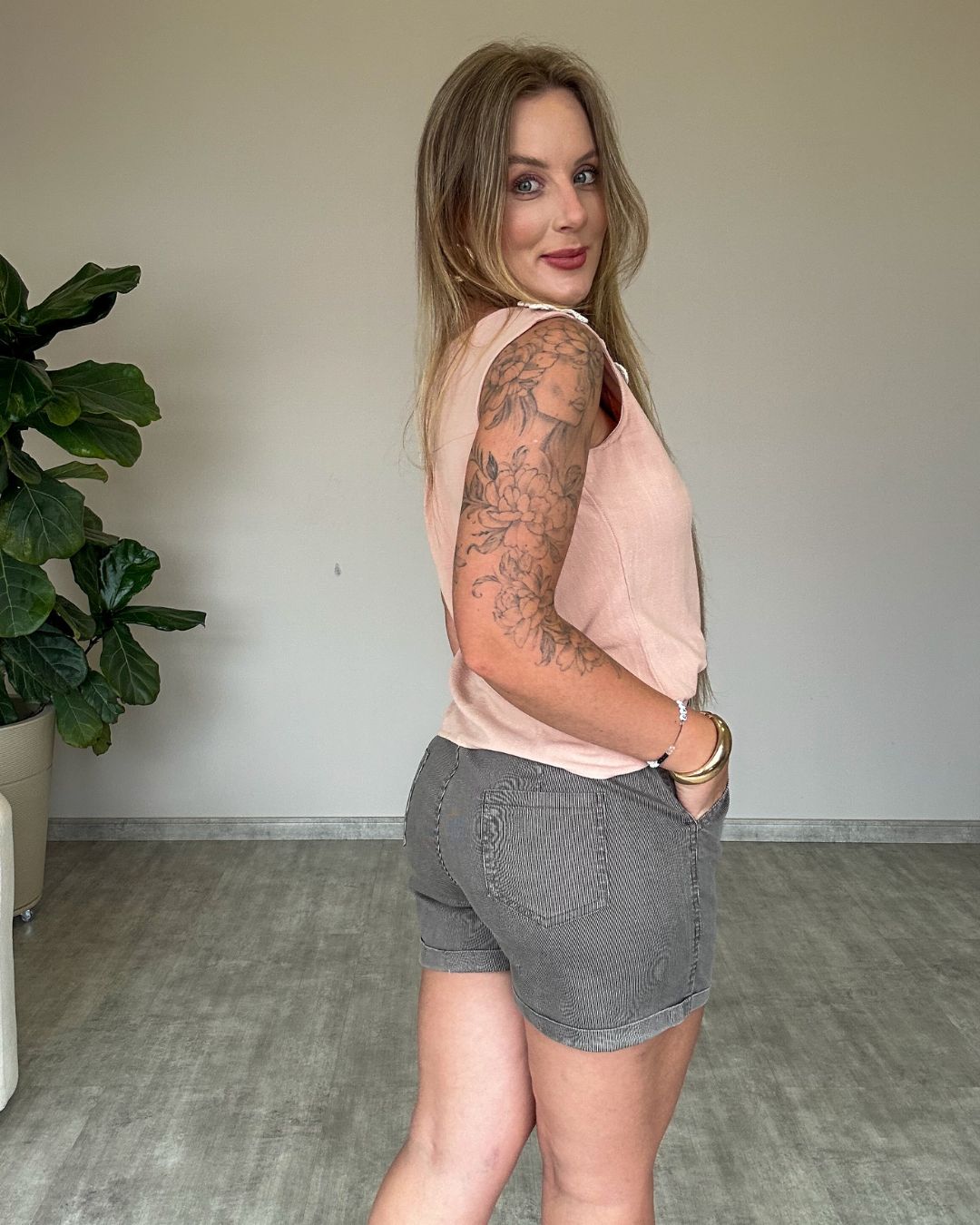 Regata com Flor em Crochê