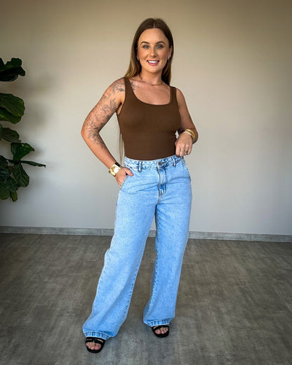 Body Canelado de Alta Compressão