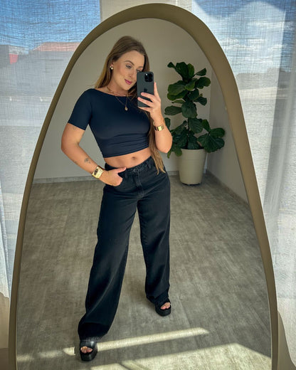 Cropped Francine em Poliamida