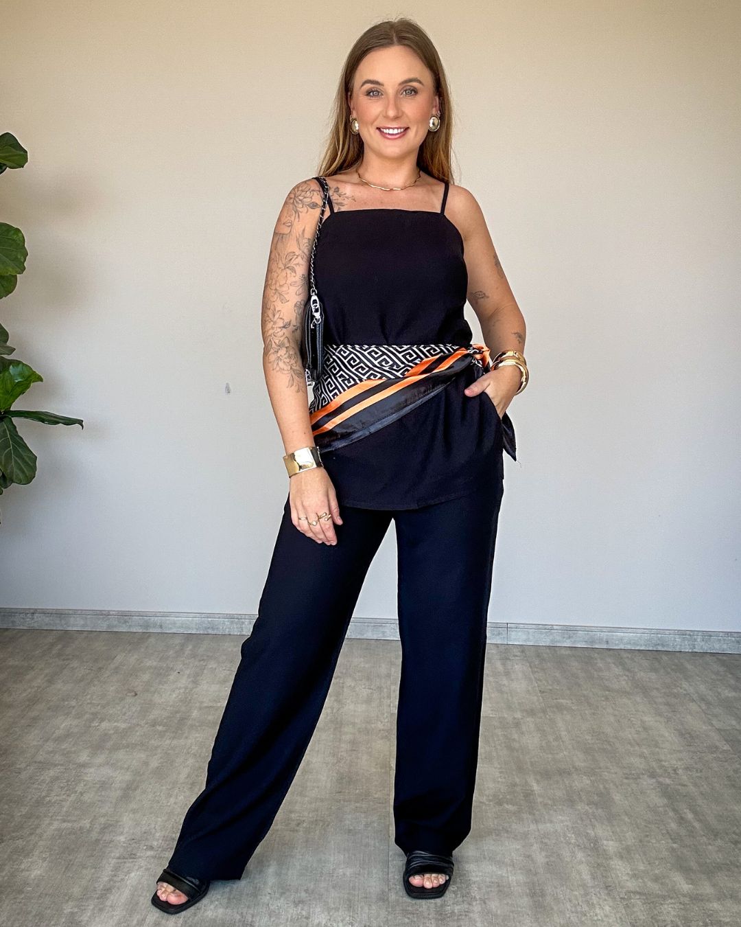 Conjunto Calça e Blusa Flora