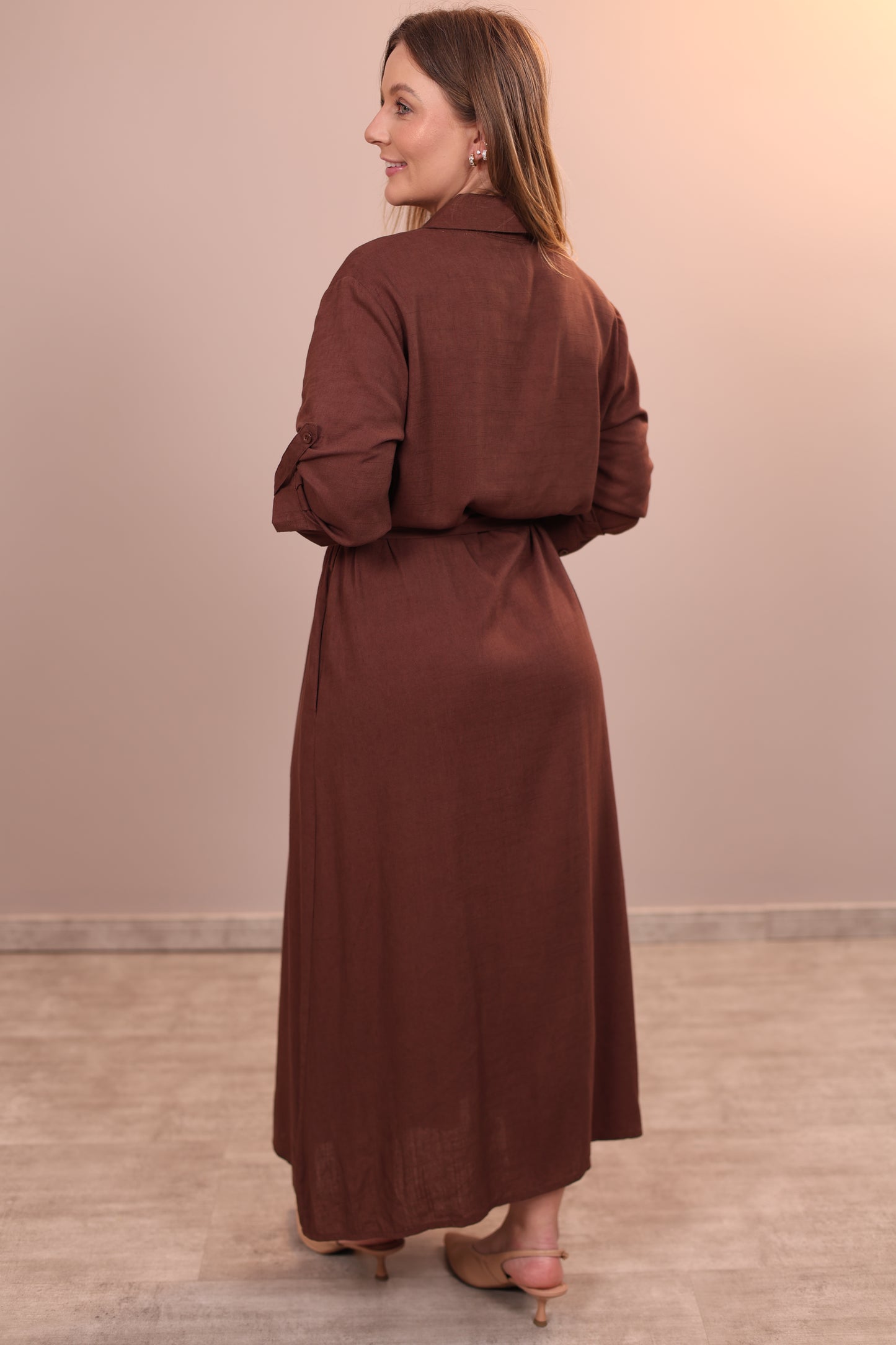 Vestido Chemise Longo