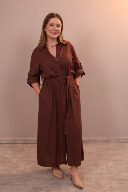 Vestido Chemise Longo