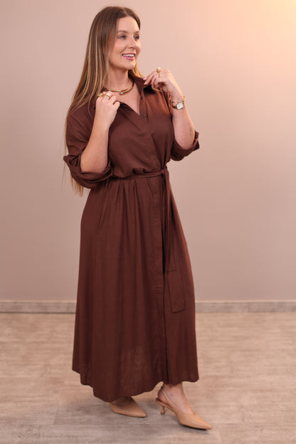 Vestido Chemise Longo
