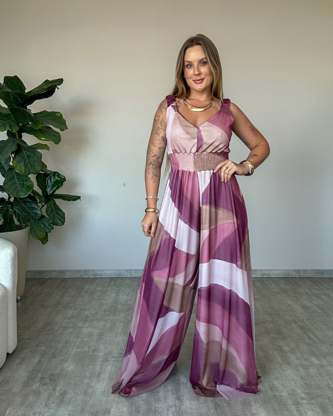 Macacão Regata Menina Rara