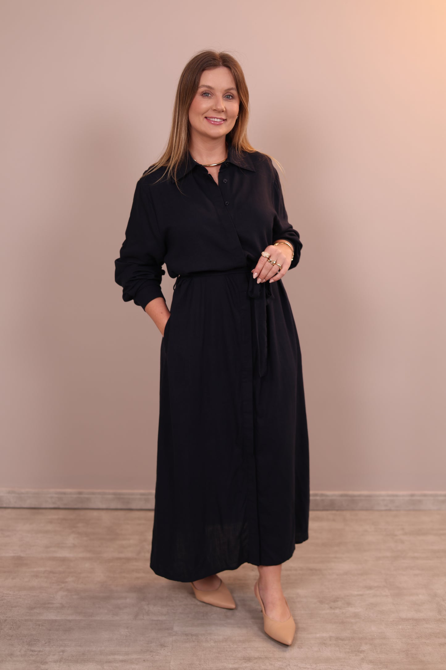 Vestido Chemise Longo