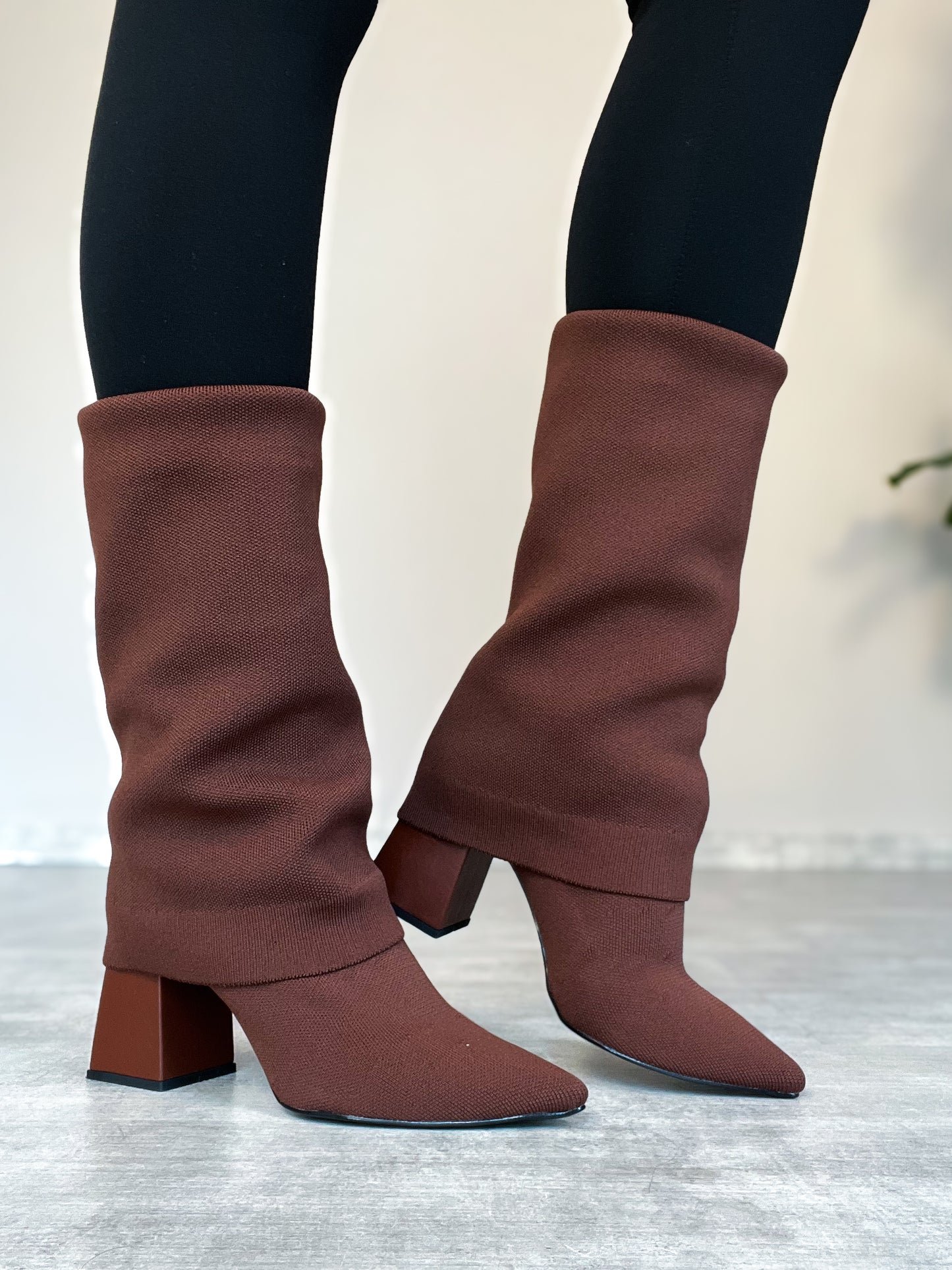 Bota Cano Longo de Lã