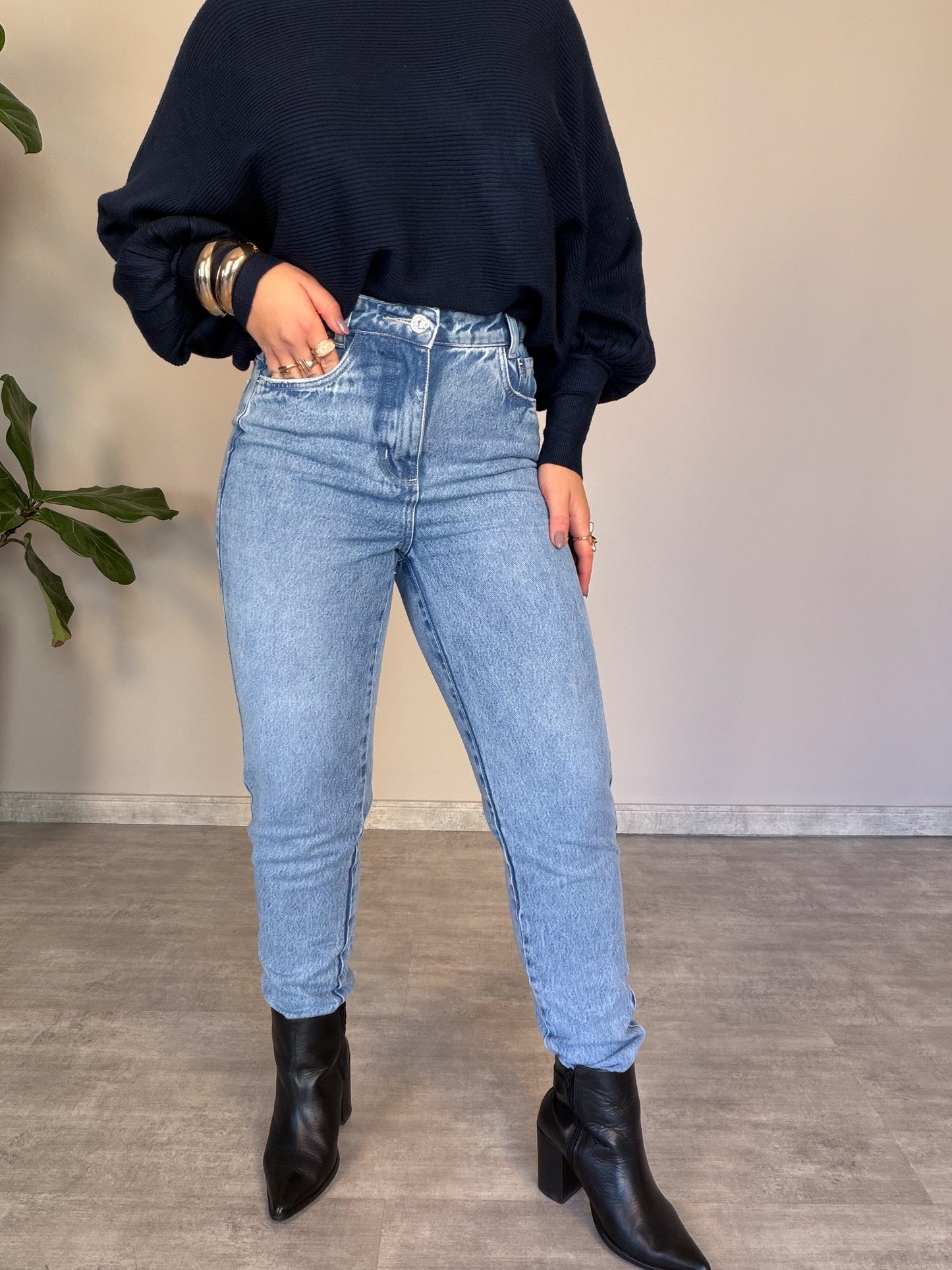 Calça Jeans Mom Vintage Light