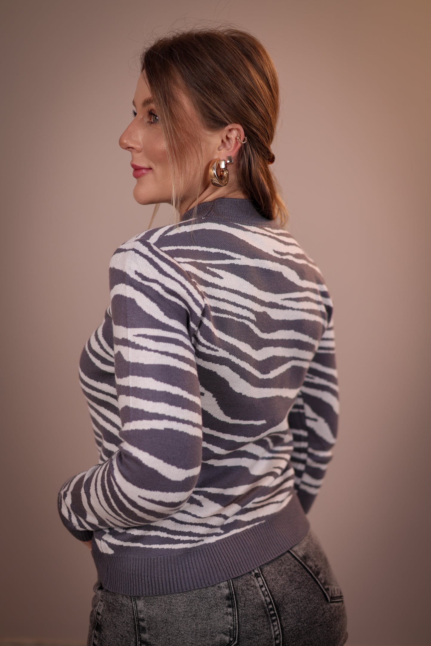 Blusa Modal Estampado Zebra