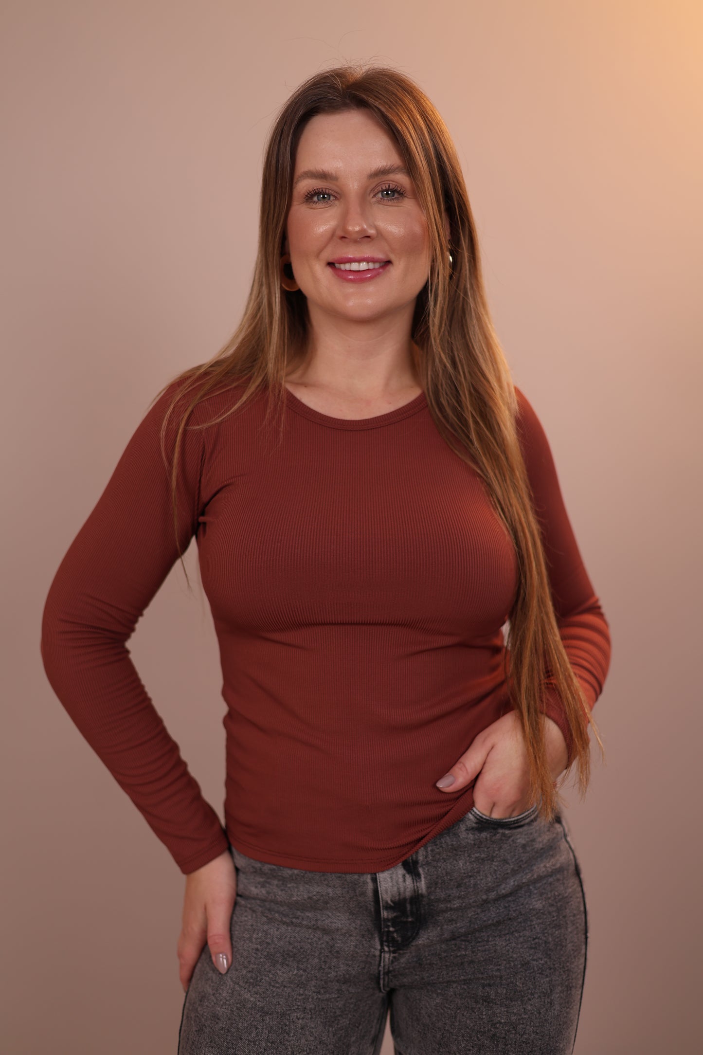 Blusa Canelada Térmica Sofia