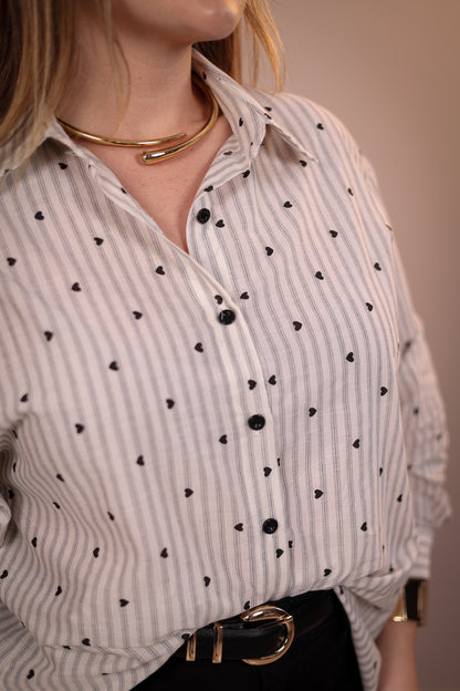 Camisa Listrada Lovers