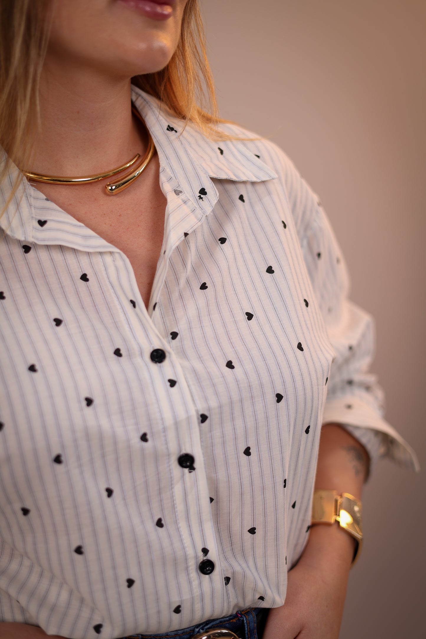 Camisa Listrada Lovers
