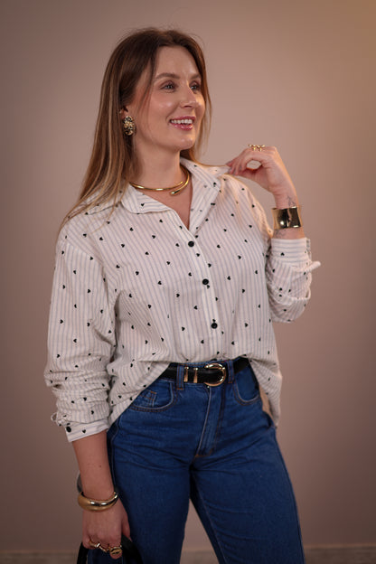 Camisa Listrada Lovers