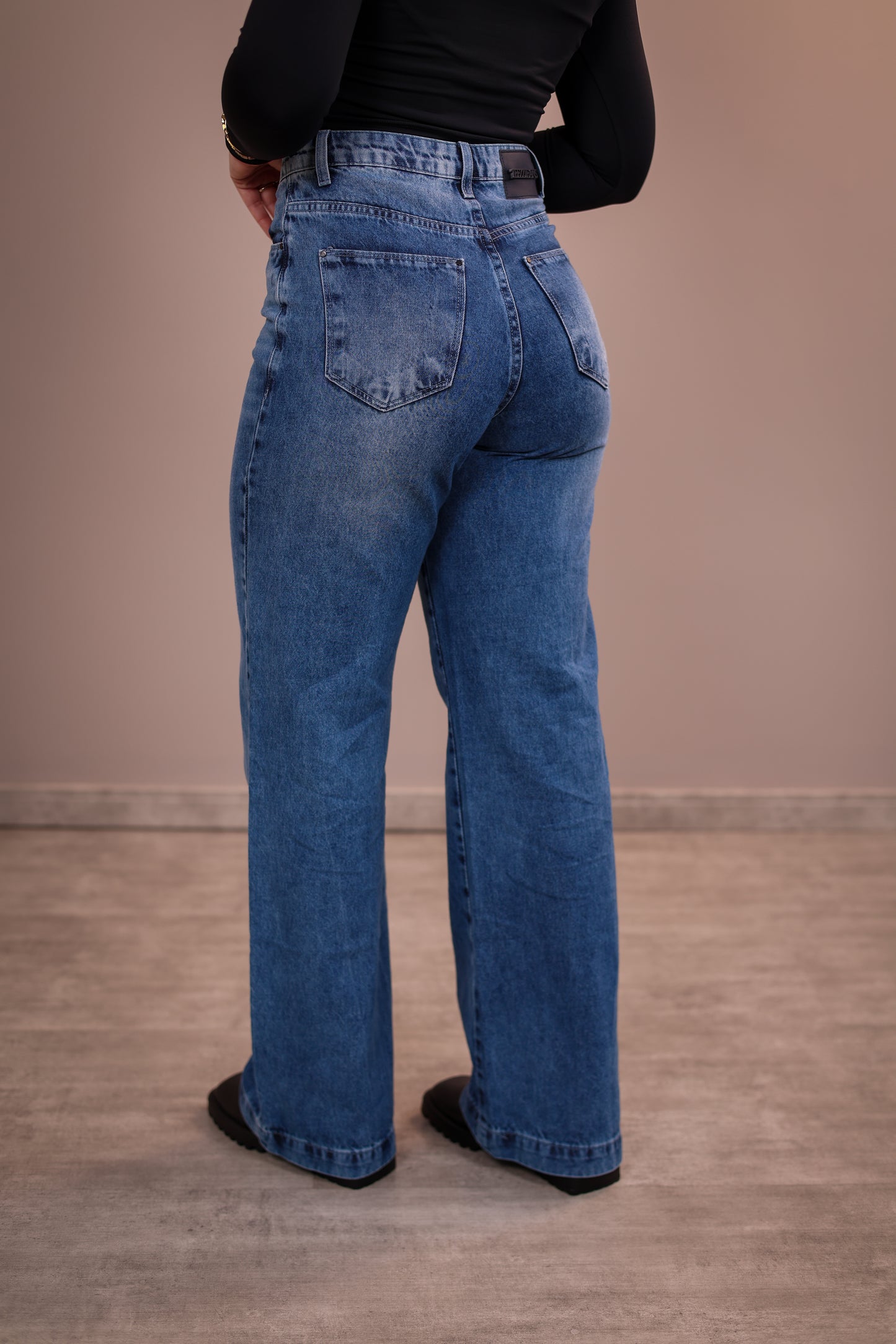 Calça Wide Leg Jeans