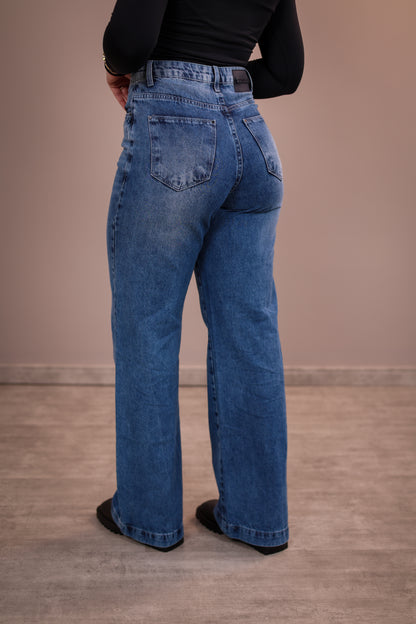Calça Wide Leg Jeans