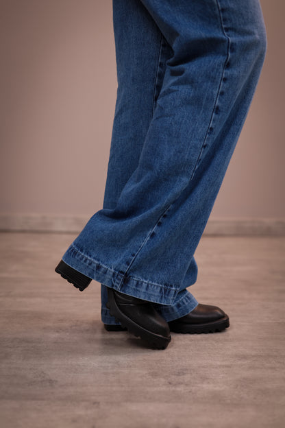 Calça Wide Leg Jeans